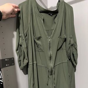 Torrid Olive Romper Size 2